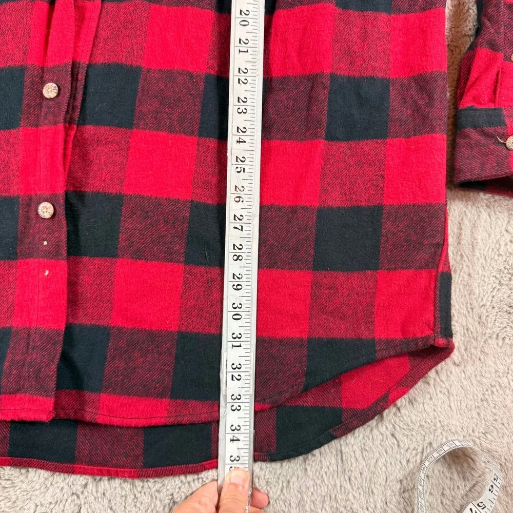 NWT Field & Stream Flannel‎ Shirt Mens XL Tall Red Buffalo Plaid Hunting Camping